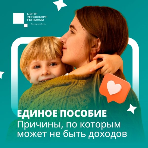 Объективные причины отсутствия дохода при назначении единого пособия